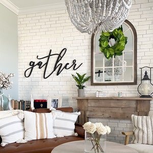 You PICK! Gather, Grateful, or Thankful | Wooden Letters | Thanksgiving | Customizable | Dining Room Sign | Kitchen Decor