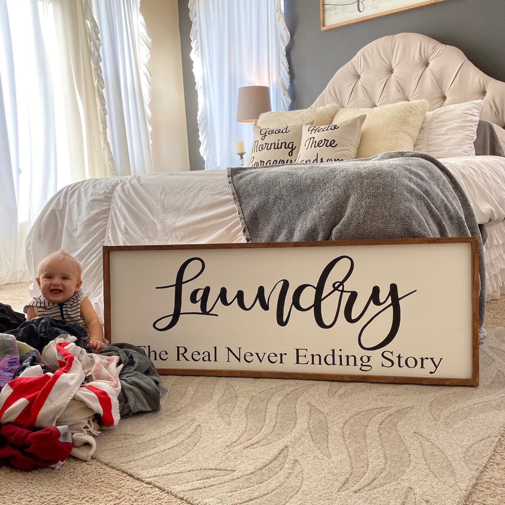 Customize Colors | Laundry Room Decor | Large Laundry Room Sign | the ...