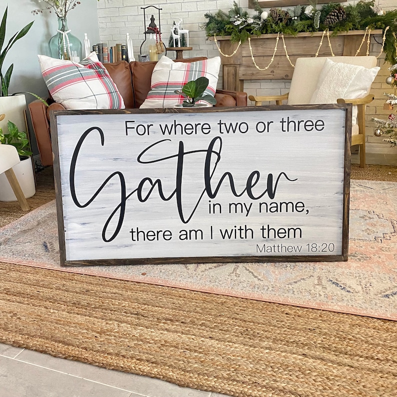 Where Two Or Three Gather In My Name