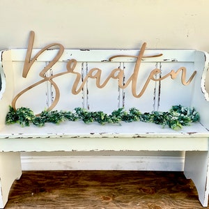 4 ft Name Sign  | Wedding Sing | Name Cutout | Last Name Sign | Wedding Decorations | Photo Booth Props|Wedding Decor | Backdrop | Laser cut