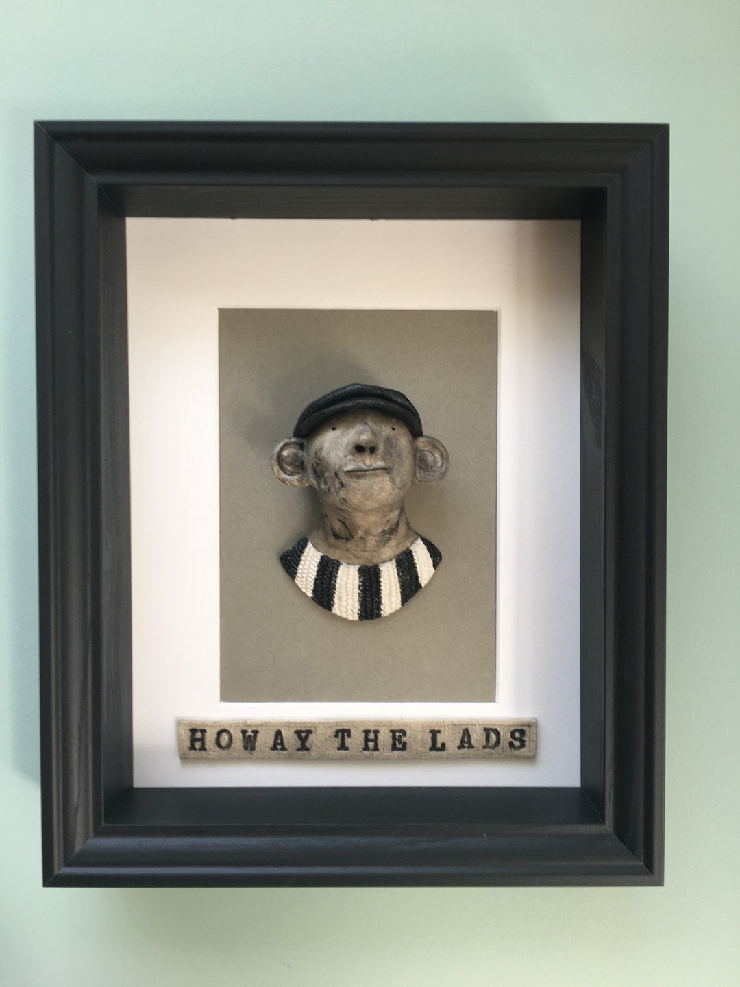 Ceramic Newcastle United Fan Picture. howay the Lads Etsy