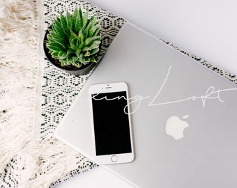 Styled Iphone Stock Photo - Design-Minimal - Insert Design - Blogger - Modern - Mock Up - Photography - Instagram - Social Media - Gold
