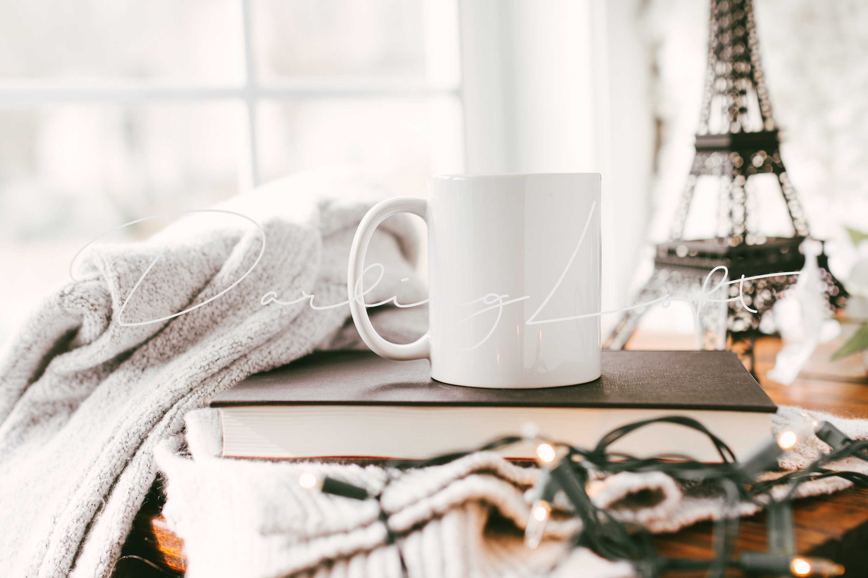 Styled Coffee Mug Mockup 11oz Mug Paris Instagram Winter Etsy