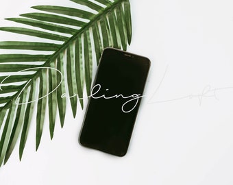 Styled IphoneX Stock Photo - Mockup - White Background - Blogger - MockUp - Instagram Content - Social Media