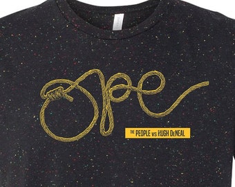 The People vs Hugh DeNeal Ope Shirt. Ope Rope shirt celebrating the release of the 7" Vinyl: Ope.