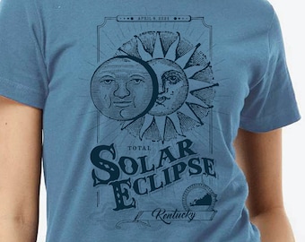 Kentucky Total Solar Eclipse 2024 T-shirt, Gift for him, gift for her, eclipse Shirt for Paducah, Louisville, Kentucky