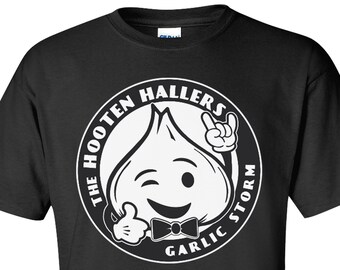 La tempesta di aglio di Hooten Hallers su t-shirt unisex nera.