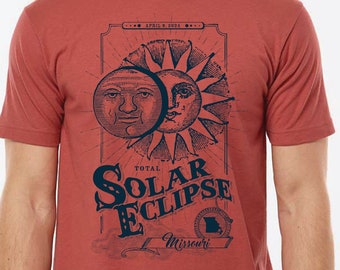 Missouri Total Solar Eclipse 2024 T-shirt Gift for him, gift for her, Eclipse Shirt for Cape Girardeau Poplar Bluff Missouri