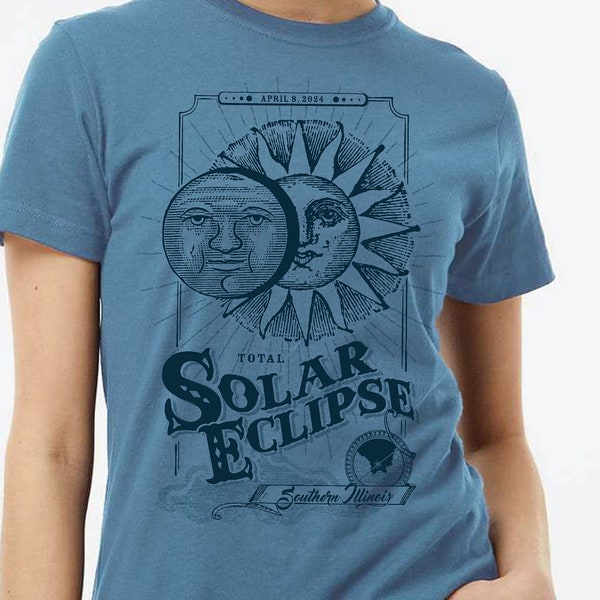 Southern Illinois 2024 Total Solar Eclipse Shirt Illinois, Total Solar Eclipse Watch Shirt Gift for Him Gift for Her