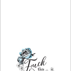 Valentine Gift for Best Friend Funny Kitchen Towel Galentines Day Gift Fuck This Shit Tea Towel Gift for Roommate. Breakup Gift Under 20 image 7