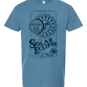 Texas Total Solar Eclipse T-shirt 2024, Great American Eclipse Watch Shirt for Austin, San Antonio, Dallas Texas image 6