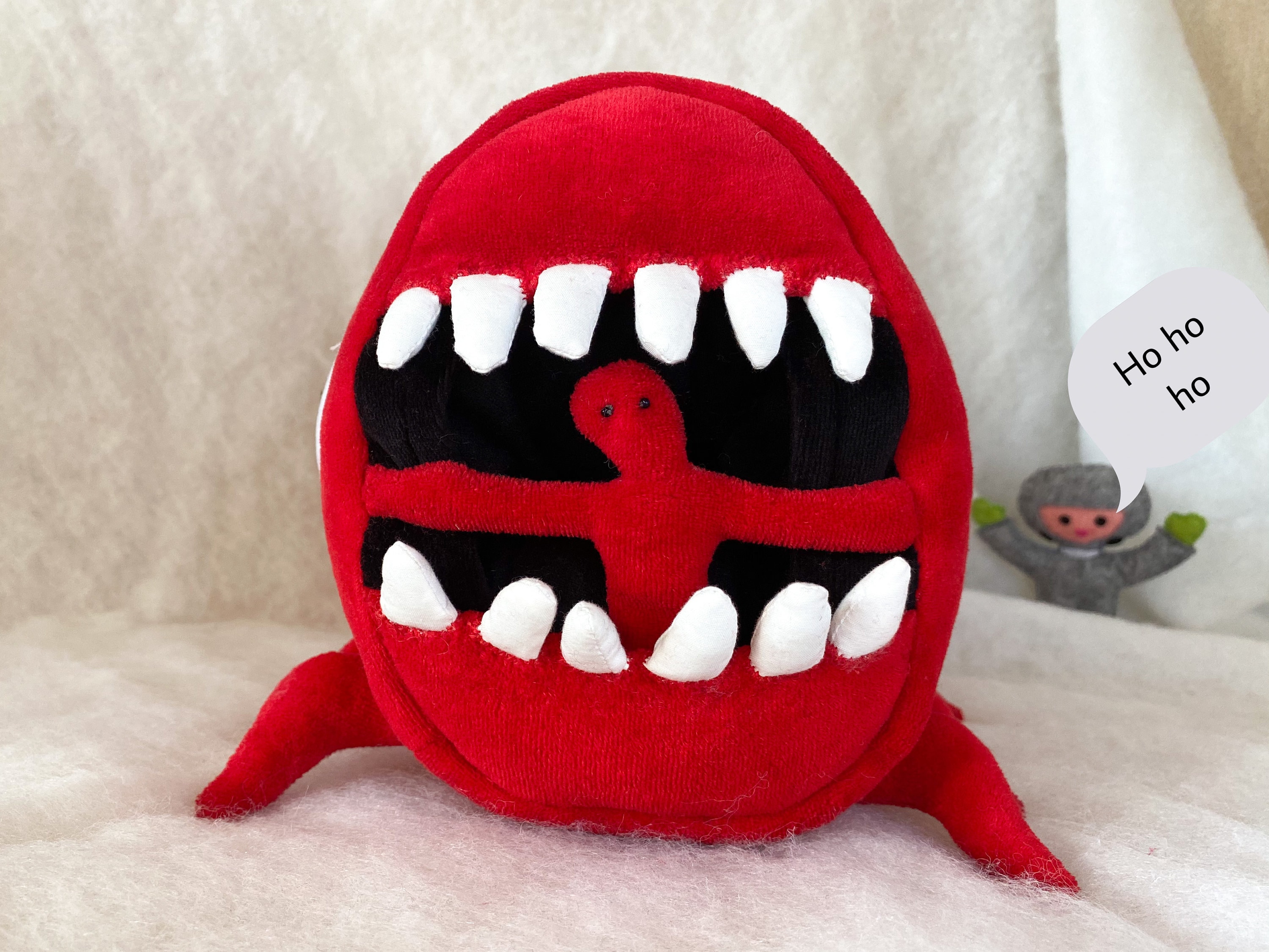 Train eater plush toy monster | Etsy