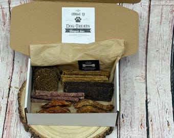 Natural Meat Feast Dog Treat Box: Cornish K9, Grain-Free, Made in UK