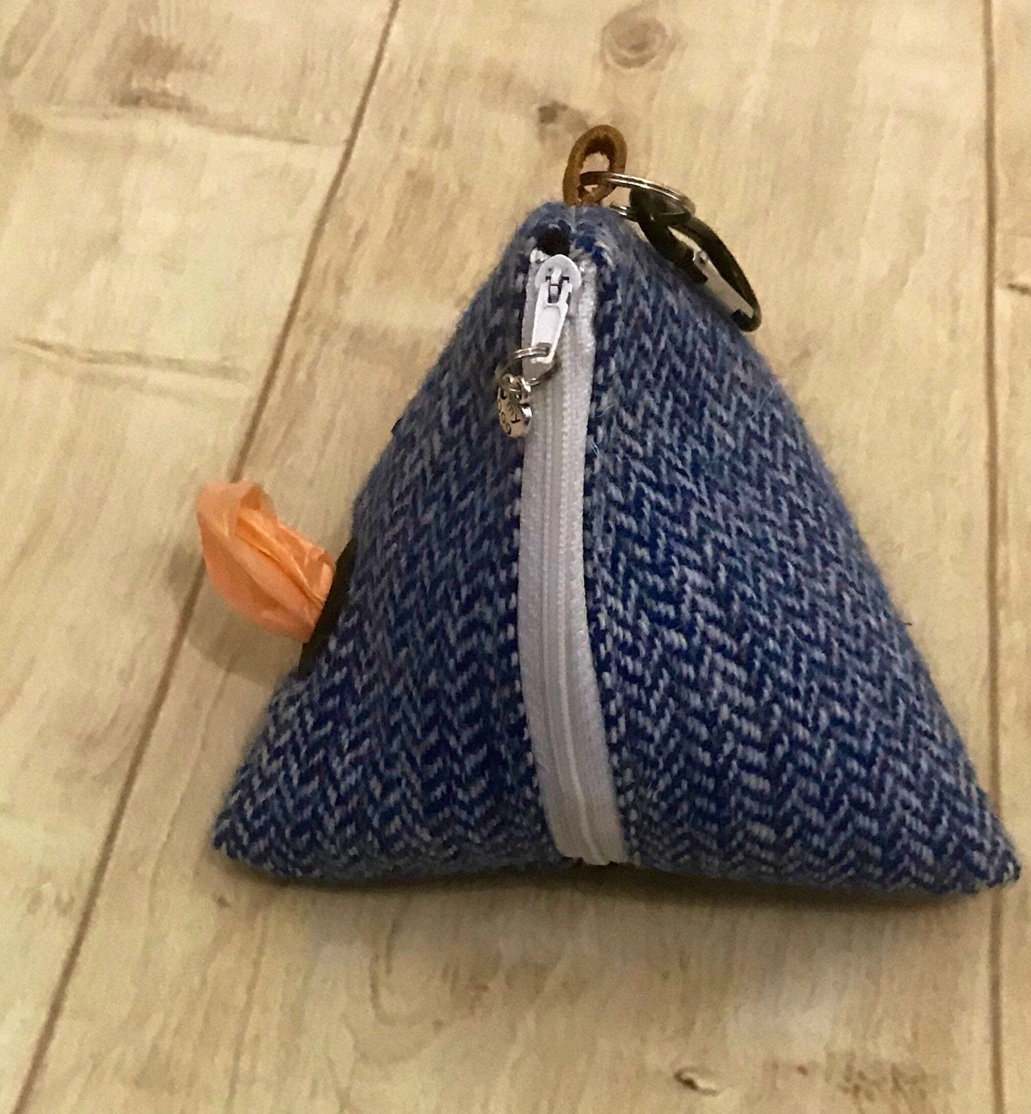 Harris Tweed Pyramid Dog Treat Bag Dog Treat Bag ready to | Etsy UK