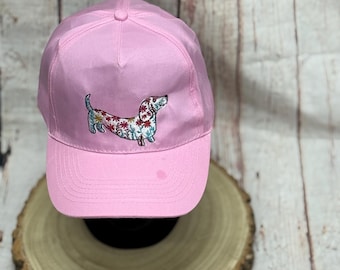 Dachshund cap, Embroidered  Hat, Dog lover,dog owner gift,dachshund lover,dachshund baseball cap