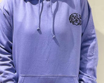 Embroidered Shihtzu Hoodie: Personalized Dog Lover Gift