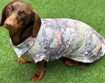Dachshund Scuba Crepe Jumper: Washable Dog Tank Top