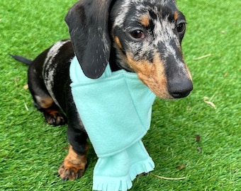 Dachshund Fleece Scarf: Dog Neck Warmer