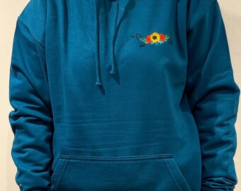 Embroidered Dachshund Hoodie: Personalized Dog Lover Gift