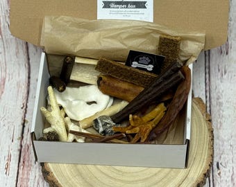 Natural Dog Treat Box: Cornish K9 Meaty Feast, Grain-Free, Made in UK