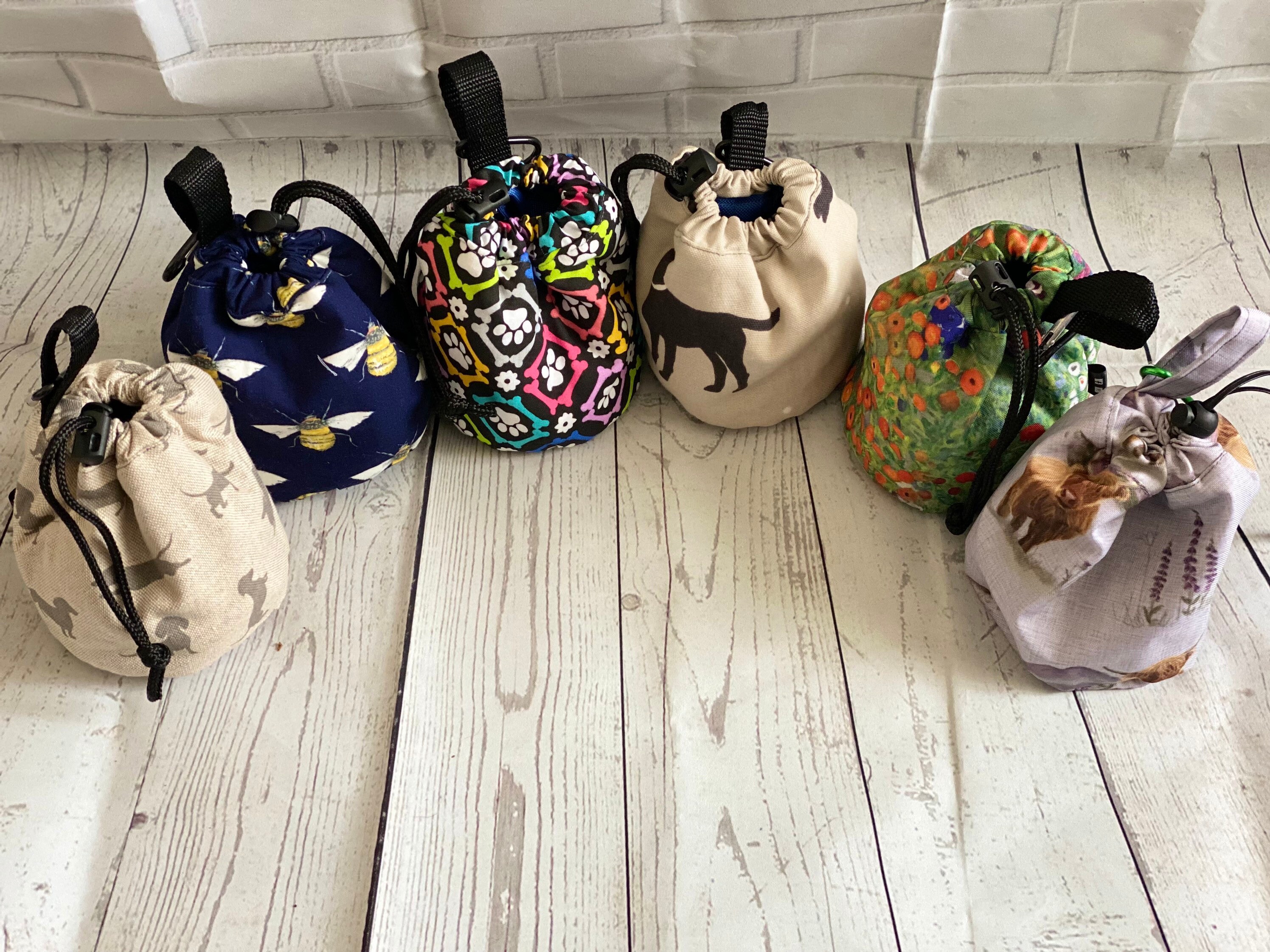 Drawstring Dog Treat Bag Dog Treat Bag Made to Order gift Etsy