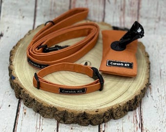 Waterproof Dog collar , waterproof dog lead,dog gift set, dog leash,gift for pet lover, pet accessories, dog lead & collar set