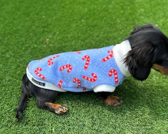 Dachshund Christmas jumper ,dog jumper ,breathable dog jumper, dog jacket,washable dog jumper,Water & Mud Repellent dog suit