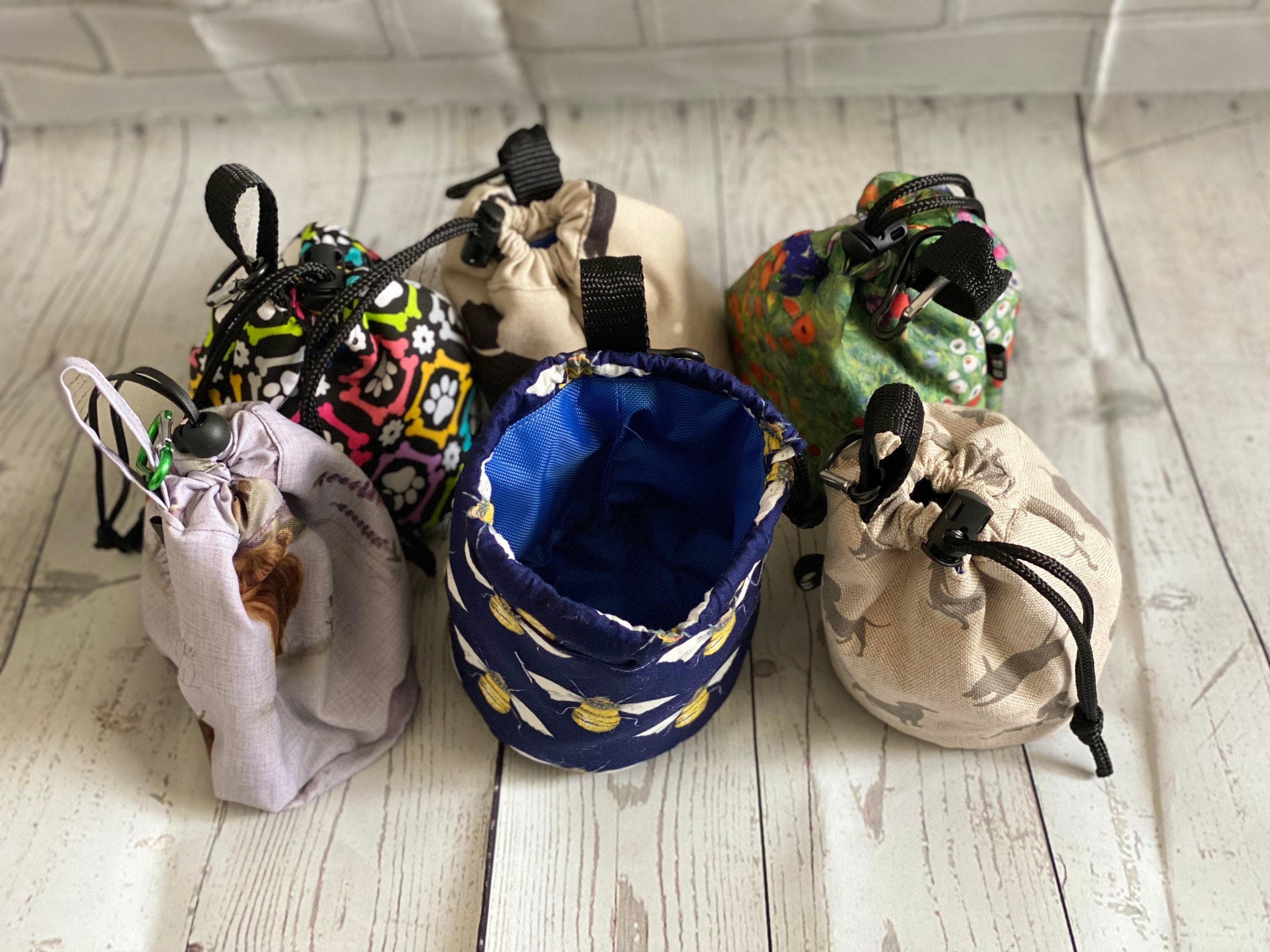 Drawstring Dog Treat Bag Dog Treat Bag Made to Order gift Etsy