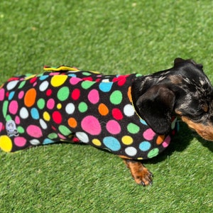 Dachshund Fleece dog coat,double layered fleece dog coat, breathable dog coat , pet accessories, dog jacket,washable dog coat