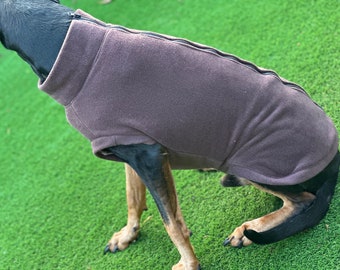 Dog fleece zipped jumper ,step in dog coat, breathable dog jumper ,washable dog jumper,dog fleece jumper,dog suit,Water & Mud Repellent