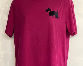 Embroidered Scottie Dog T-Shirt: Personalized Dog Lover Top