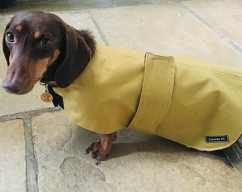 Waterproof Fleece Lined Dachshund Coat: Custom Fit Winter Dog Jacket