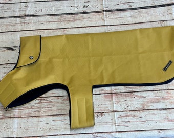 Waterproof Canvas Dog Coat: Fleece Lined Winter Pet Jacket