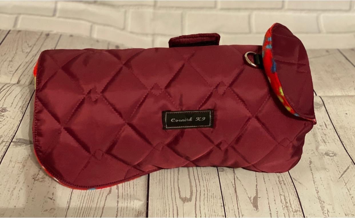 Quilted Dog Coat Waterproof Dog Coat Shower Proof Dog Coat Etsy UK