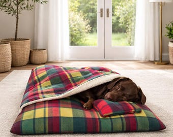 Dog fleece memory foam Bed Cave: borrowing dog bed cave