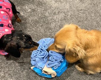 Dachshund Snuffle Ball: Fleece Enrichment Toy