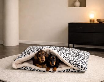 Cuddle Fleece Dog Snuggle Sack: Padded Cuddle Bed