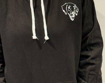 Embroidered Labrador Hoodie: Personalized Dog Lover Gift