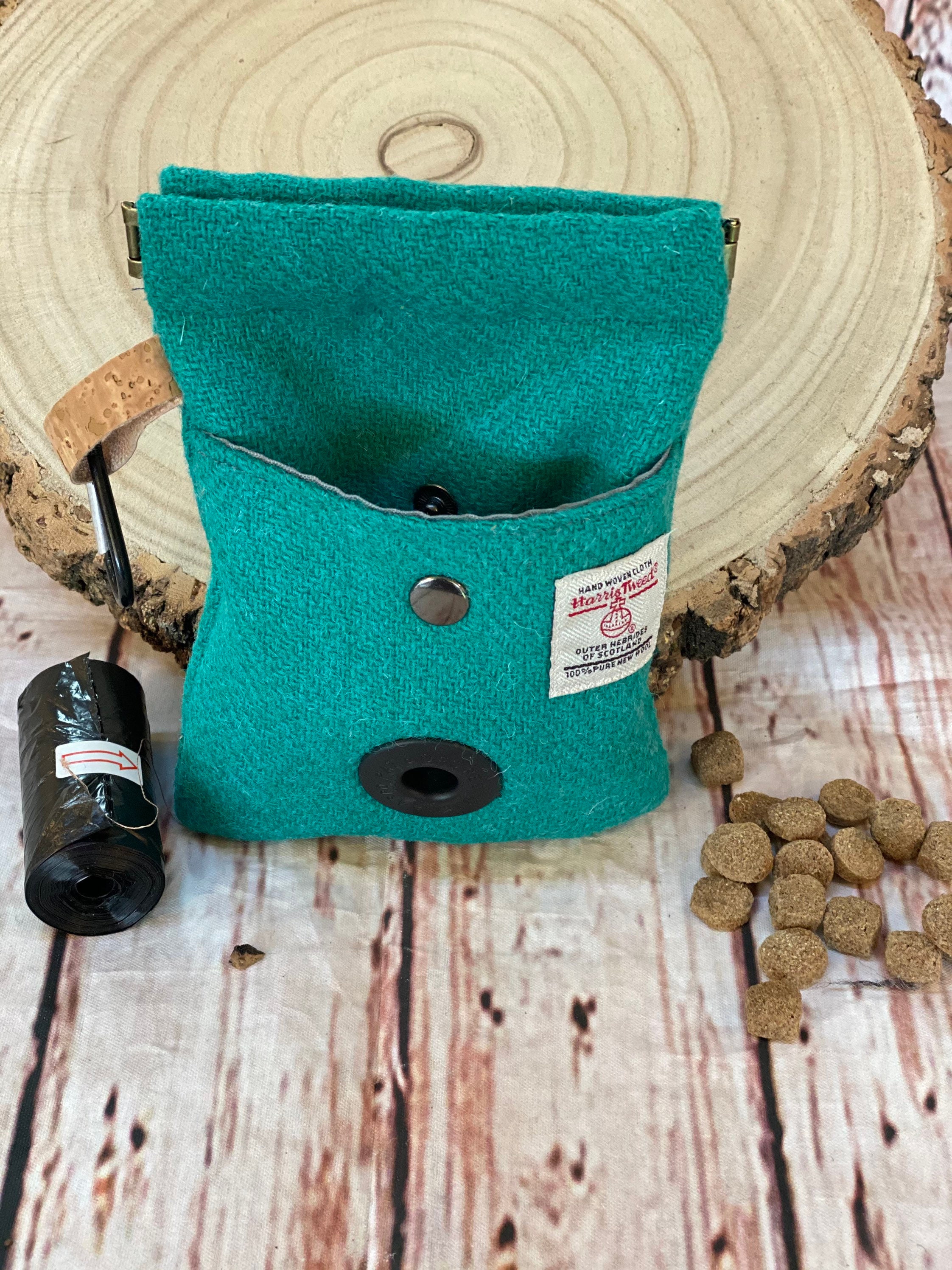 Harris Tweed Dog Treat Bag Dog Treat Bag Dog Poop Etsy