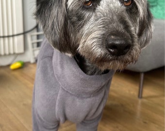 Dog Fleece jumpsuit ,dog coat, breathable dog jumper , dog onesie,dog pyjamas ,Water & Mud Repellent dogsuit,dog fleece
