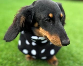 Fleece Dachshund Coat: Water Repellent Dog Jumper, Chest Cover