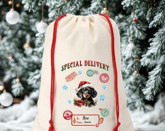 Dog Christmas sacks ,personalised Christmas stockings,pet Christmas stockings