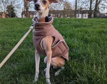 Italian Greyhound double layered Fleece coat Water & Mud Repellent Dog Jacket