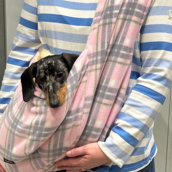 Dachshund sling  ,Dog sling carrier ,small dog sling bag , puppy sling carrier ,pet sling carrier