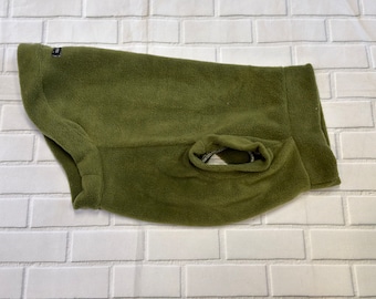 Personalized Dog Fleece Jumper: Water & Mud Repellent, Breathable Slip-on Coat