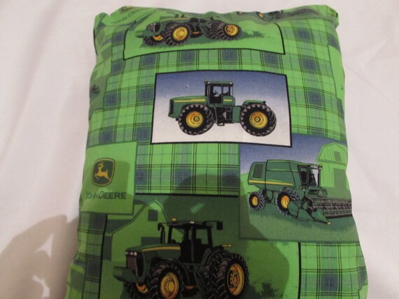 John Deere Tractor Toddler Pillow Etsy