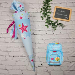 Schultüte Sterne Ergobag Bärhext | Schultüte Mädchen | Schultüte Stoff | Schultüte mit Namen | Mary Lou