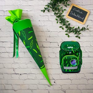 Schultüte Blitze zum Ergobag Bärtastisch | Schultüte Jungen | Schultüte Stoff | Schultüte mit Namen | Mary Lou