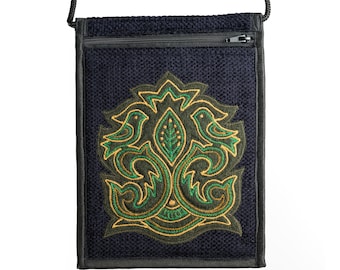 Bolsa de Crossbody de viaje, textil, adornos de aves, pequeño bolso de cuerpo cruzado, RTS