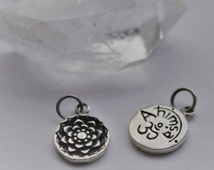 pendentif Ahimsa | | de bijoux faits à la main | de bijoux de méditation | de don spirituel | de la fête des mères | cadeau pour les amateurs de yoga om mani padma | cadeau de Noël